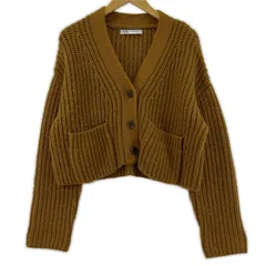ZARA ザラ Vネック ニットカーディガン sizeEUR XS/ブラウン系