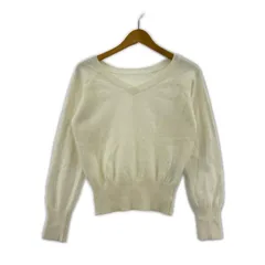 PROPORTION  プロポーションボディドレッシング タグ付き Vネックニット size3/オフホワイト