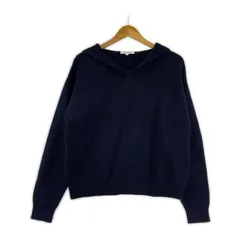 NATURAL BEAUTY BASICナチュラルビューティーベーシック   セーラー襟リブニット sizeM/ネイビー