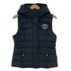 Abercrombie & Fitch アバクロンビー&フィッチ フーデッドダウンベスト sizeM/ネイビー