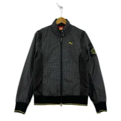 PUMA プーマ ドット柄２WAYジャケット sizeL/ブラック