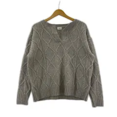 URBAN RESEARCH DOORS アーバンリサーチ ドアーズ キーネックニット sizeOne/グレー