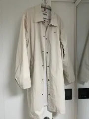 トミー ジーンズ アイボリー ステンカラーコート XL 出品