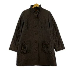 Leilian レリアン 中綿 スタンドカラーコート size11/ブラウン
