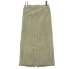 A DAY IN THE LIFE UNITED ARROWS アデイインザライフユナイテッドアローズ コーデュロイ タイト ロングスカート sizeS/アイボリー