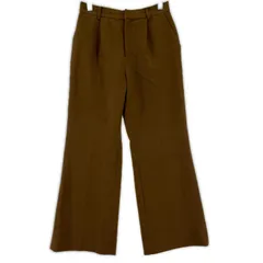 MICHEL KLEIN　ミッシェルクラン  タックパンツ size38/ブラウン