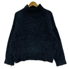 ITEMS URBAN RESEARCH アイテムズ アーバンリサーチ ハイネック モールニット sizeFree/ネイビー