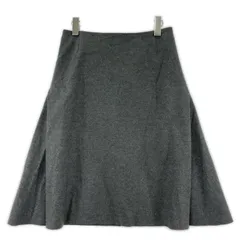 UNTITLED アンタイトル ウール Aラインスカート size3/グレー