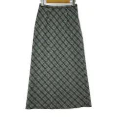 J.PRESSジェイプレス チェックロングスカート size9/グレー