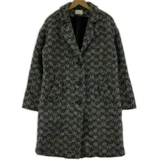 EGOIST エゴイスト 中綿 チェスターコート size表記なし/ブラック×ホワイト