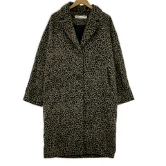 ZARA ザラ レオパード柄 チェスターコート sizeEUR XS/ブラウン×ブラック