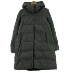 nano universe ナノユニバース 2wayフード付き 中綿コート size38/グレー