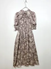 snidel スナイデル SWFO221208 定価19800円 Sustainableデコルテオープンバリエ ワンピース size0/ラベンダー ■◆レディース