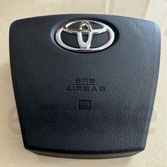 トヨタ ホーンパッドカバー ブラックレザー ブラックステッチ - メルカリ