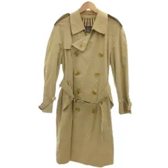 バーバリーズ Burberrys ヴィンテージ トレンチコート ノバチェック バーバリーズコットン100％ 82A L ベージュ /BS ■GY13