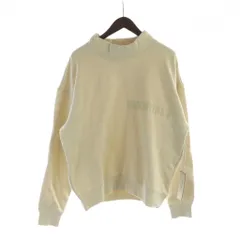 エフオージー エッセンシャルズ FOG ESSENTIALS スウェット タグ付き トレーナー 長袖 ラバーロゴ 裏起毛 オーバーサイズ XS ベージュ ☆AA★ /MQ