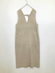 green label relaxing グリーンレーベルリラクシング ユナイテッドアローズ 3626-126-2652 ジャンパースカート ワンピース ベージュ ■■レディース