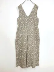 Rope Picnic ロペピクニック GDY51010 定価6050円 柄アソートバックタック オールインワン size36/ベージュ ■◆レディース