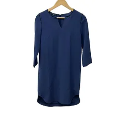 Aquascutum(アクアスキュータム) ワンピース サイズ8 M レディース - ブルーグレー 長袖/ひざ丈