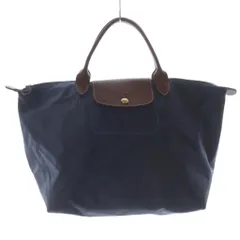 ロンシャン LONGCHAMP ルプリアージュ M ナイロン トートバッグ ハンドバッグ 紺