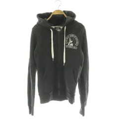 ヒステリックグラマー HYSTERIC GLAMOUR ガールプリント裏毛ジップアップパーカー フーディー F チャコール /DF ■OS