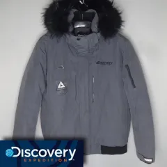 DISCOVERY/メンズ100/ショートダウンコート ファージャケット アウター/ダルスンヴィンテージ157