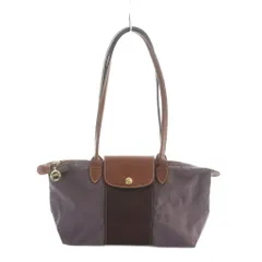 ロンシャン LONGCHAMP ル プリアージュ トートバッグ ハンド ナイロン レザー ロゴ 紫 ■GY18 /MQ