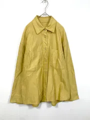 BEAUTY & YOUTH ビューティ&ユース ユナイテッドアローズ 16111492163 定価14300円 モールスキンビッグロングスリーブ シャツ 黄 ■■レディース