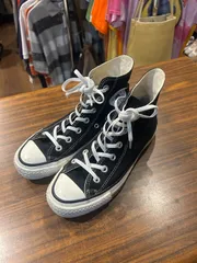 A-1721 コンバース CONVERSE ALL STAR オールスター MADE IN JAPAN 日本製 スニーカー  ブラック サイズUS5 サイズ23.5cm