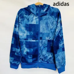 adidas　キッズ　ジャケット　130cm     ブルー　羽織り　送料込み  3407813