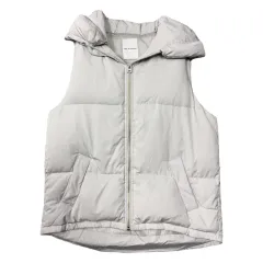 AZUL BY MOUSSY ライト グレー ダウン ベスト M