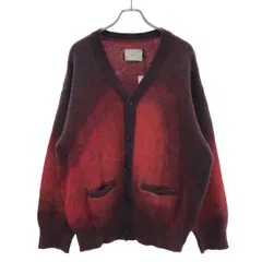 stein シュタイン 23AW GRADATION MOHAIR CARDIGAN グラデーションモヘアニットカーディガン ST.699 レッド系 Sのサムネイル
