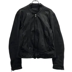 dolce＆gabbana ラムレザー　シングルライダースジャケット　革ジャン 2026年最新】D&G ／ Dolce＆Gabbana メンズ レザージャケット