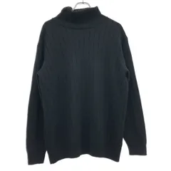 BEAUTY&YOUTH UNITED ARROWS ビューティアンドユース ユナイテッドアローズ クラウドウール アゼ タートルネック ニットセーター 1213-105-3057 ブラック XL