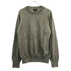 A.P.C アーペーセー コットンニットセーター  カーキ Mのサムネイル