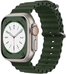 コンパチブル オーシャンバンド for apple watch アップルウォッチ スポーツバンド 41mm/40mm/38mm軽量 耐食性 強靭 エラストマー アジャスタブルループ アップルウォッチ