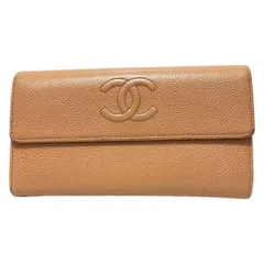 CHANEL(シャネル) 長財布 - オレンジ 刺繍/ココマーク