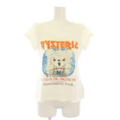 ヒステリックグラマー HYSTERIC GLAMOUR ベアロックTシャツ カットソー 半袖 F 白 0142CT05 /KH