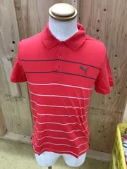 プーマ　ポロシャツ　赤色　Mサイズ   美品