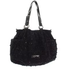 アニエスベー ボヤージュ Agnes b. VOYAGE ハンドバッグ スパンコール 黒 /TK