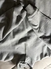 ナイキ ハーフジップアップ スウェット グレー