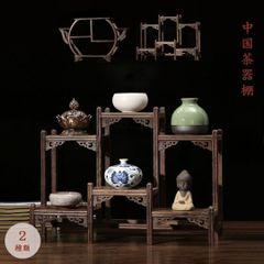 天然木 三段 木製飾り棚 博古架 茶棚 茶器棚 中国家具 台湾茶 天然木 三段 木製飾り棚 博古架 茶棚 茶器棚 中国家具 台湾茶 - メルカリ