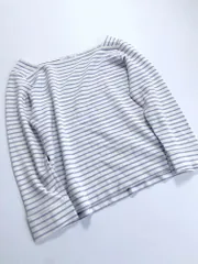 green label relaxing グリーンレーベルリラクシング ユナイテッドアローズ カットソー 白ｘ青  ■◇レディース