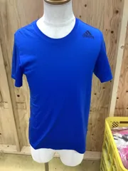アディダス　メンズ　Tシャツ   Mサイズ　青色