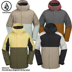 24-25 VOLCOM ボルコム Brighton Full Zip Jacket ブライトン フルジップ スノーボードウェア ジャケット 日本正規品