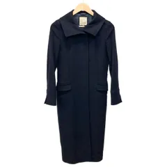 UNITED ARROWS(ユナイテッドアローズ) コート サイズ38 M レディース - ダークネイビー 長袖/カシミヤ/ネーム記入あり/冬