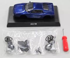 【中古】ミニカー 1/64 512 TR(ネイビー) 「フェラーリ ミニカーコレクションIV」