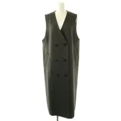 B&Y ユナイテッドアローズ BEAUTY&YOUTH ビューティー&ユース Dress ジャンパースカート ワンピース ノースリーブ ロング M チャコールグレー /NR ■OS