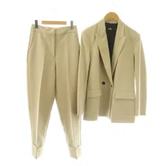 ザラ ZARA ジャケット パンツ セットアップ スーツ XS S ベージュ /ES ■OS