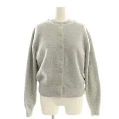アプワイザーリッシェ Apuweiser-riche ニット アンサンブル キラキラプルオーバー キラキラカーディガン 2 グレー /DF ■OS